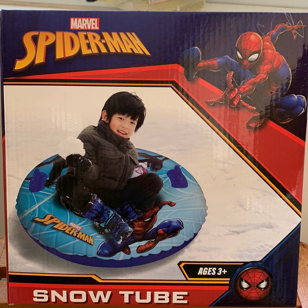 Marvel Spider-Man Snow Tube Spiderman Snowtube winter Inflatable   33” Float